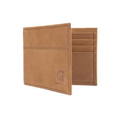 CARHARTT SADDLE LEATHER BIFOLD WALLET BROWN